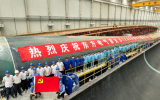 東方風(fēng)電自主研制、擁有完全自主知識(shí)產(chǎn)權(quán)的B1260A型葉片順利下線