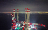 中交海峰2500T風(fēng)電安裝平臺(tái)開(kāi)啟海上試航！