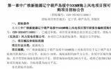 中廣核新能源遼寧葫蘆島綏中500MW海上風電項目招標