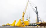 Eolink 5MW漂浮式風(fēng)力發(fā)電機(jī)組件抵達(dá)法國布雷斯特港