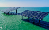 中電建青島即墨海上光伏項目220千伏送出工程全線貫通