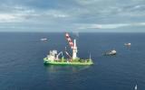 CDWE完成臺灣省海龍海上風(fēng)電場樁基安裝工作