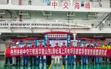 華能山東L場址海上風(fēng)電項(xiàng)目首臺深水四樁導(dǎo)管架基礎(chǔ)成功沉放